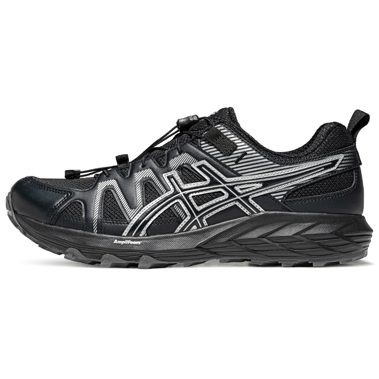 ASICS Gel Sonoma FE Textile, Synthetic Leather Low top Hiking Shoes Men’s Silver Black