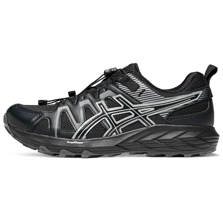 ASICS Gel Sonoma FE Textile, Synthetic Leather Breathable Low top Hiking Shoes Men's Silver Black