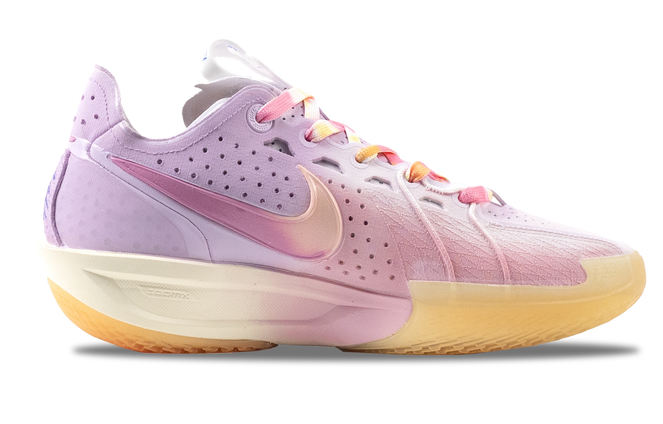 Nike G.T. Cut 3 Abrasion Resistant Abrasion Resistant Low top Basketball Shoes Unisex Pink Purple