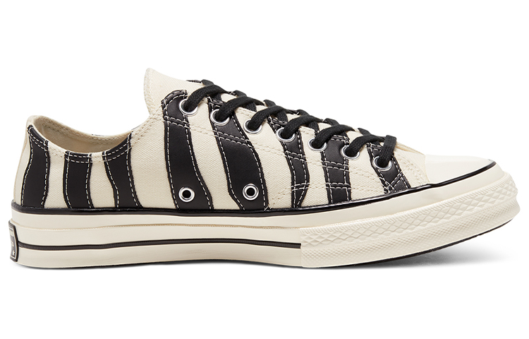 Кеды Converse Chuck 70 1970s (черно-белые) — 黑白斑马条纹 — фото 2