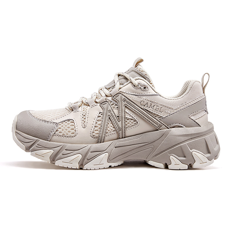 CAMEL Slip Resistant, Abrasion Resistant, Height Increasing Low top Hiking Shoes Women’s