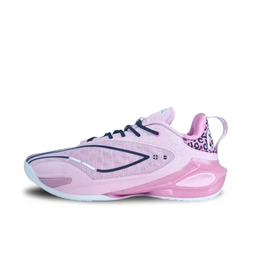 Li Ning Speed 11 Slip Resistant Abrasion Resistant Low top Basketball Shoes Men's Pink