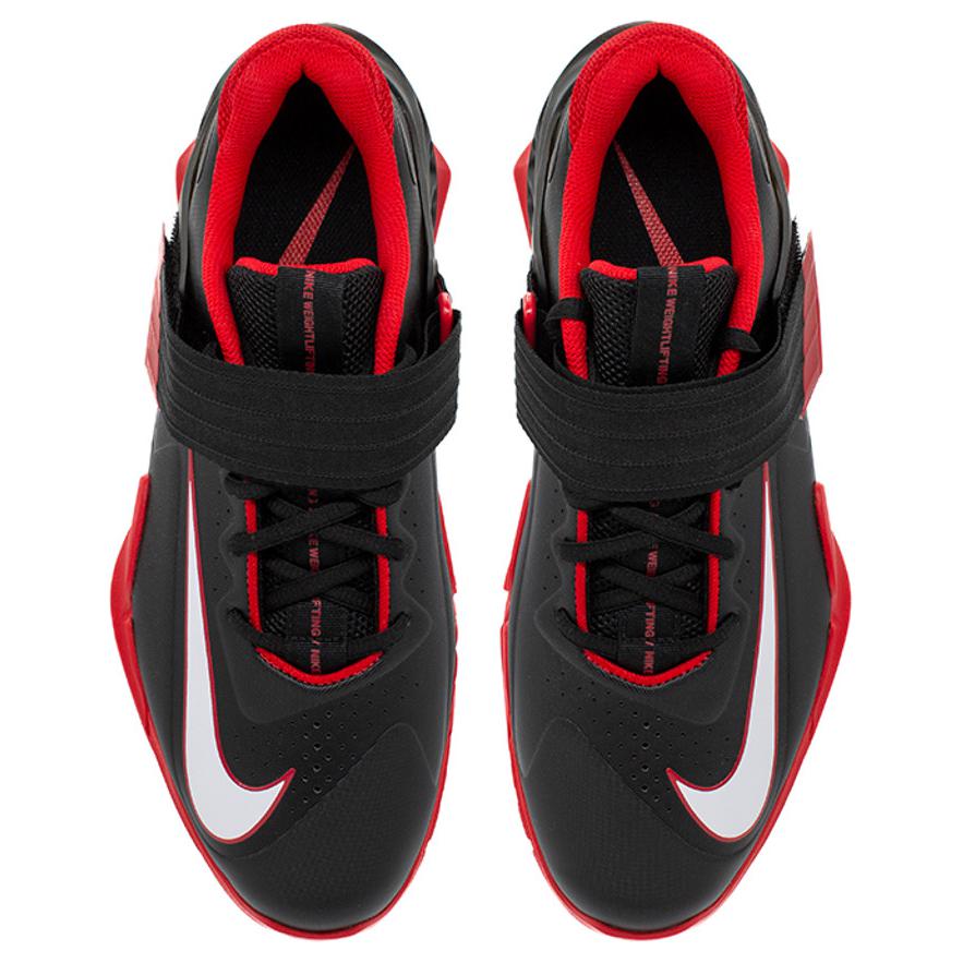 Nike Savaleos Slip Resistant Slip Resistant Low top Training Shoes Unisex Black Red