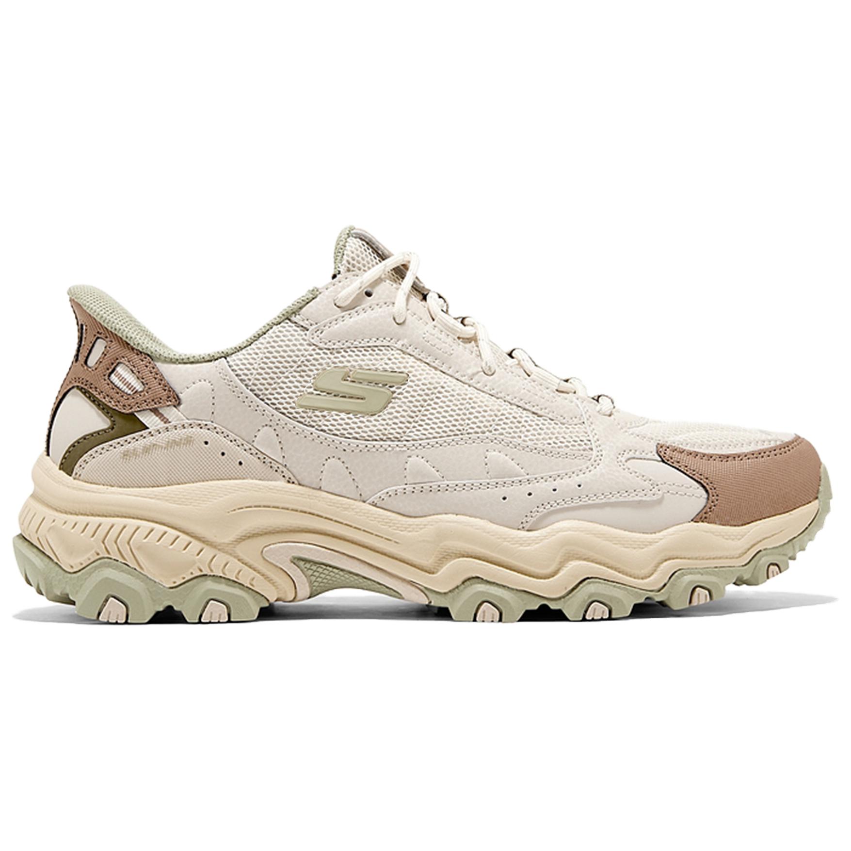 Skechers Cushioning Slip Resistant Abrasion Resistant Breathable Grip Low top Mountaineering Shoes Men’s Beige