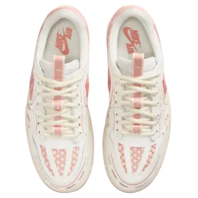 Jordan Air Jordan 1 Abrasion Resistant Low top Vintage Basketball Shoes Women’s Pink White