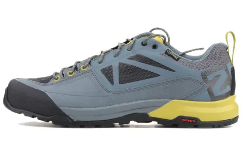 SALOMON X ALP Slip Resistant, Abrasion Resistant, Breathable Low top Mountaineering Shoes Men's