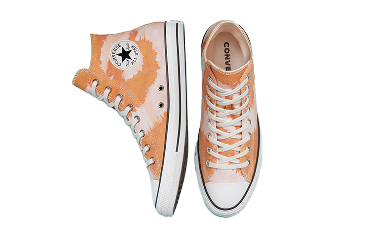 Женские кеды Converse Chuck Taylor All Star (розово-оранжевый) — 粉/橘 — фото 5