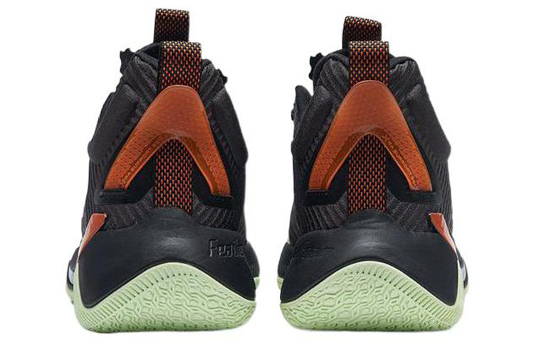 XTEP Levitation 6 Basketball Shoes Men’s Mid Top Black/Orange