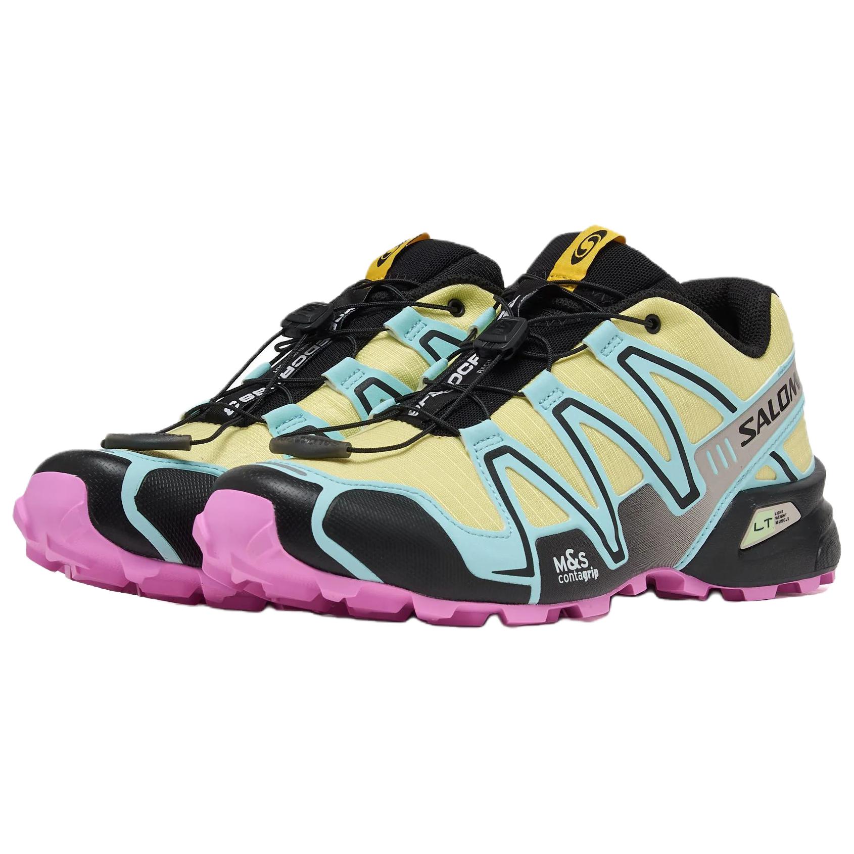 SALOMON Speedcross 3 Low top Hiking Shoes Men’s Yellow Blue