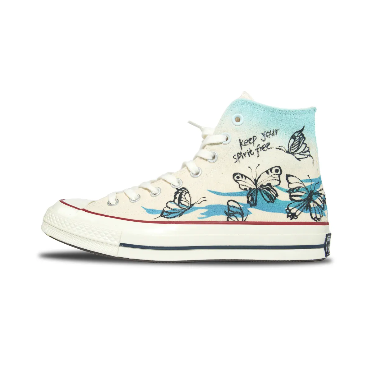 Converse 1970s Slip-Resistant Abrasion-Resistant Slip-Resistant Abrasion-Resistant High-top Canvas Shoes Unisex Ecru