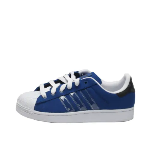 Adidas Originals Superstar 2 Low top Skateboard Shoes Men's Blue White