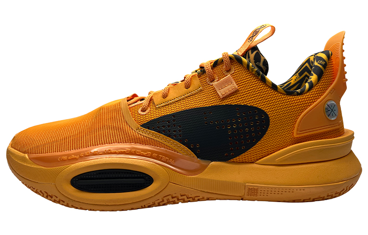 Li Ning All City 10 Basketball Shoes Men’s Low Top Black/Yellow