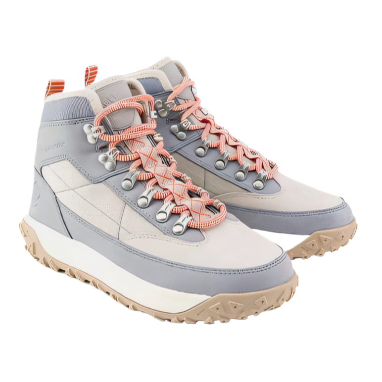 Timberland Motion 6 Textile, Synthetic Leather, Leather Waterproof Support Grip Mid top Hiking Shoes Women’s Purple