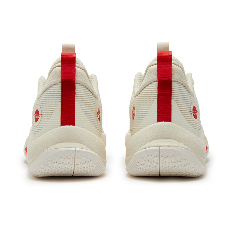 361° DVD TEAM 2 SE Cushioning Slip Resistant Abrasion Resistant Low top Basketball Shoes Men’s Lotus Seed White