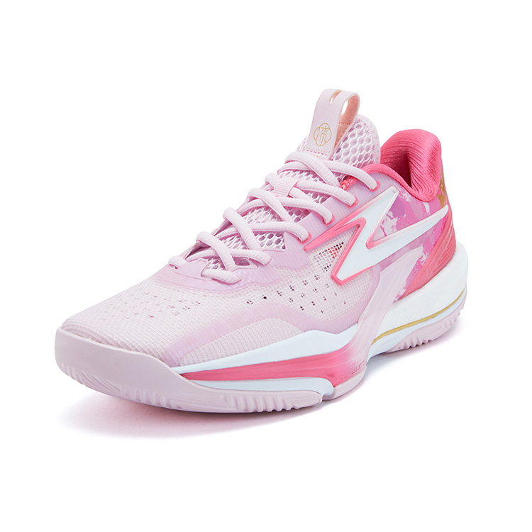361° BIG3 6.0 Cushioning Abrasion Resistant Slip Resistant Low top Basketball Shoes Men’s Cyclamen Powder