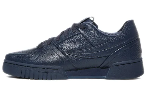 FILA Centa Skateboard Shoes Men's Low Top Ink Blue