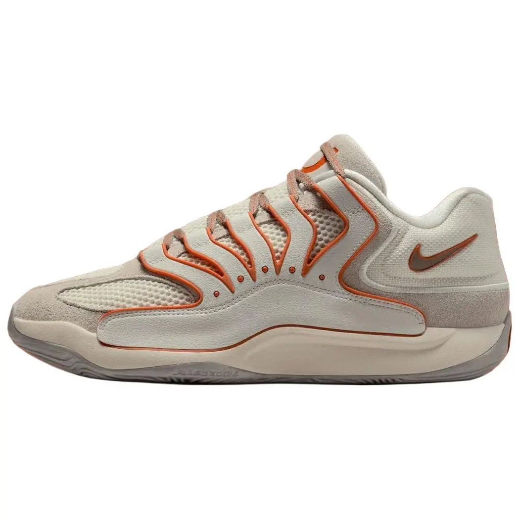 Nike KD 18 Basketball Shoes Men's Beige Orange