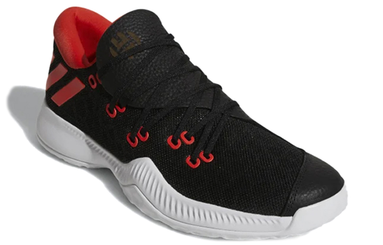 Мужские кроссовки adidas Harden B/E Brothers Through Everything (черно-красные) — фото 3