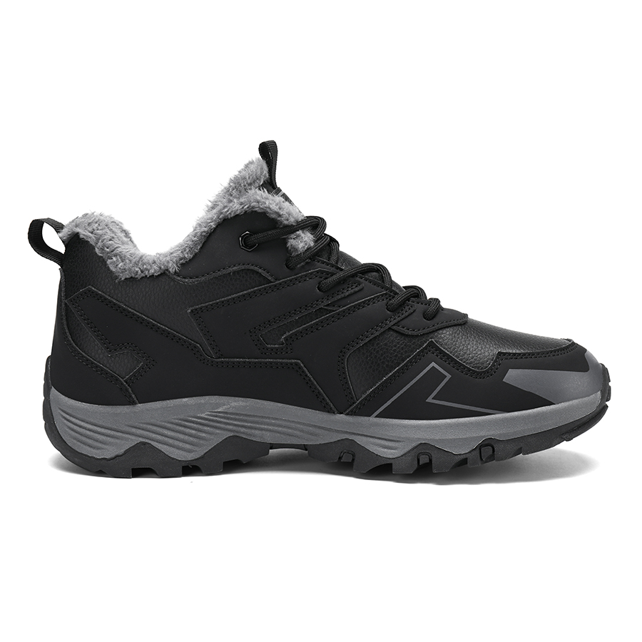 Binary Round Tip Cushioning, Comfortable Versatile, Outdoor Sports, Lightweight Casual, Fleece Lined Thermal Low top