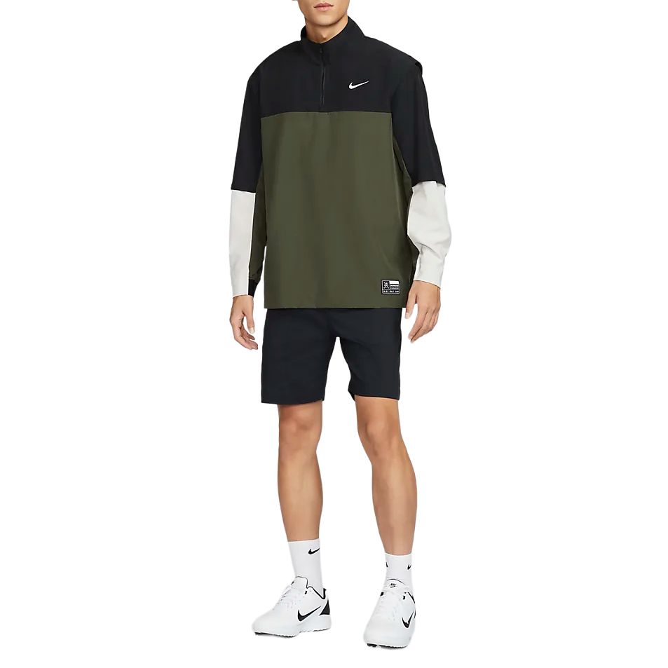 Nike Club Golf Dri Fit Golf Clothing Men’s Black/Khaki Green/Light Bone/White
