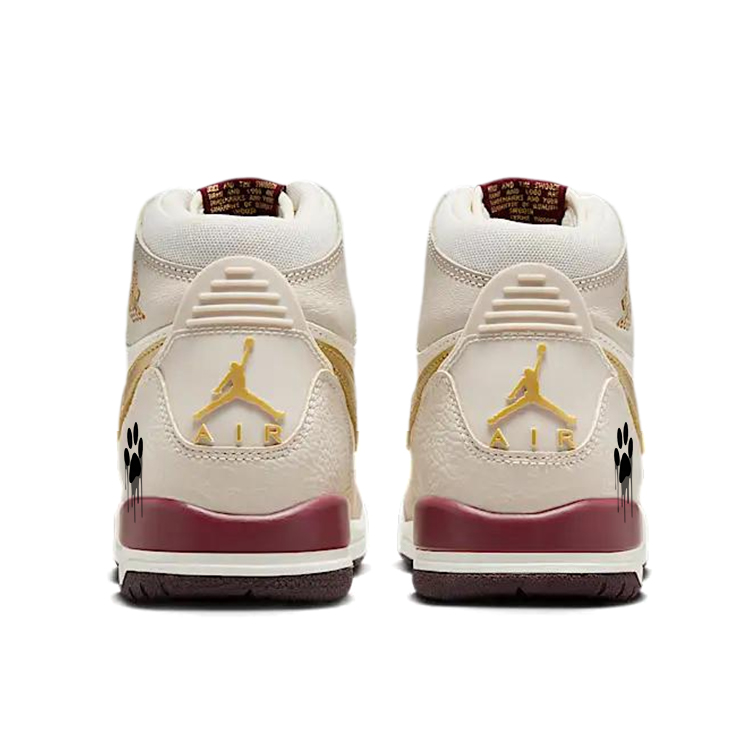 Jordan Legacy 312 Vintage Basketball Shoes Unisex High Top Brown/White