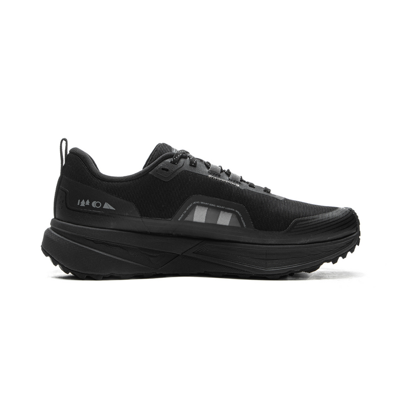 Li Ning Outdoor CF Tracing, Inter Industry Cushioning Abrasion Resistant Rebound Low top Hiking Shoes Unisex Black