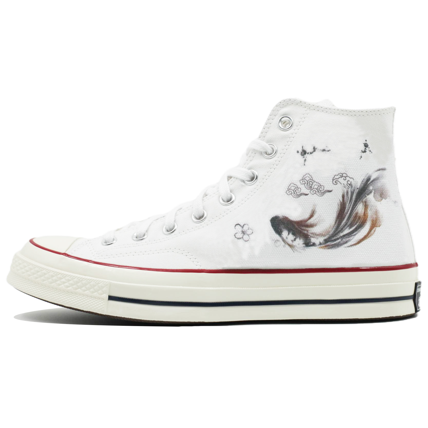 Converse 1970s Chuck Taylor Classic Abrasion Resistant Coverage High top Canvas Shoes Unisex Ecru