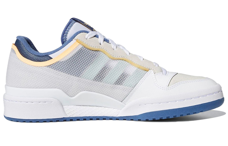Кеды adidas originals FORUM Low TT (бело-синий) — Белый / синий — фото 2