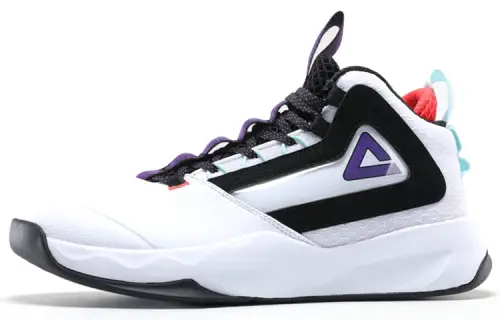 PEAK Basketball Shoes Men's High Top Black/White