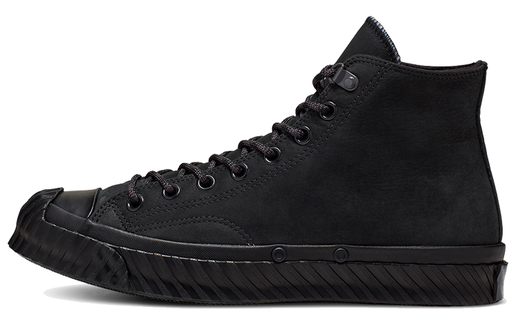 Converse Chuck 70 1970s HI velvet, comfortable and versatile, high-top canvas shoes, same style for men and women, Black Warrior
