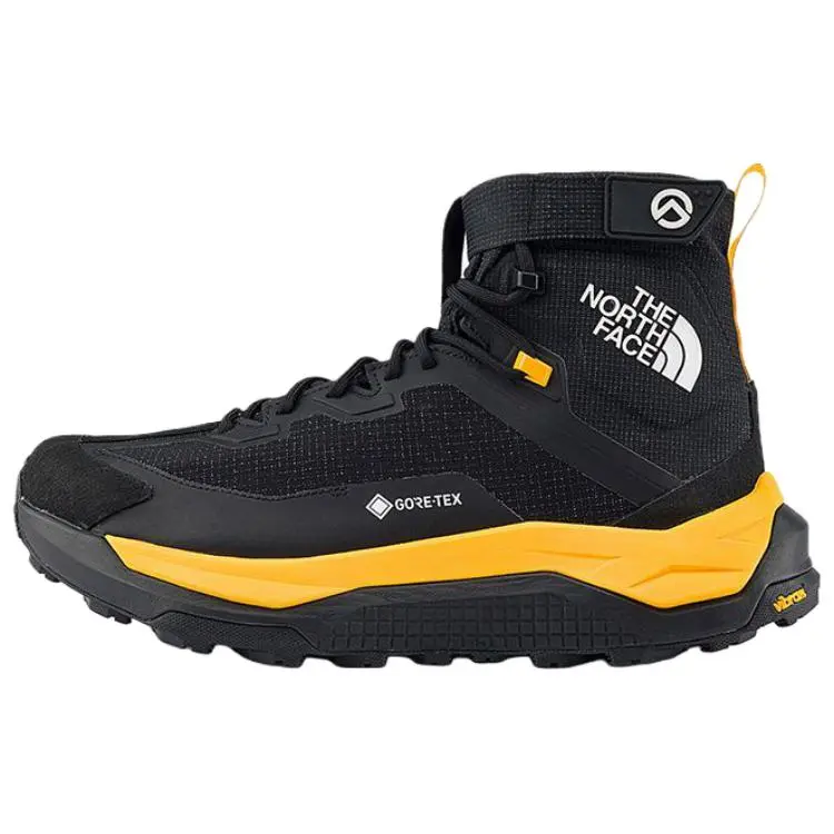 THE NORTH FACE SUMMIT Abrasion Resistant Waterproof Support Grip Mid top Hiking Shoes Unisex Black