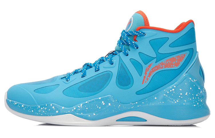 Li Ning SONIC 4 Textile, Split Cow Leather Slip Resistant Abrasion Resistant Cushioning Support