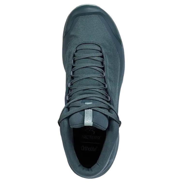 Arc’teryx Aerios FL Slip Resistant Abrasion Resistant Mid top Hiking Shoes Women’s Black Cyan