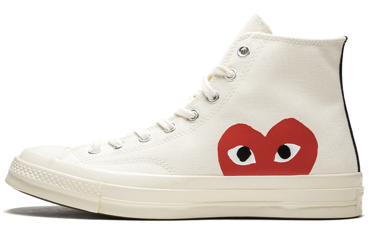 Кеды Converse ×CDG Play Chuck 70 (белые)