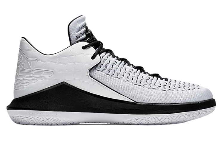 Мужские кроссовки Jordan Air Jordan 32 PF (черно-белые) — фото 2