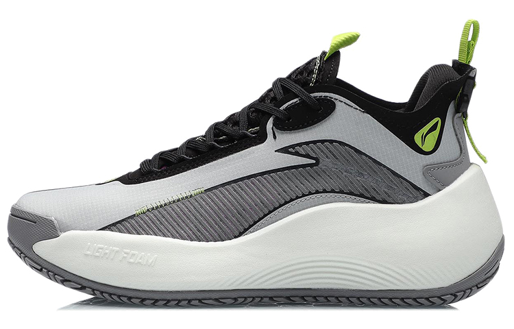 Li Ning BD5 Street Sole Reflective Low top Basketball Shoes Women’s White Black Green