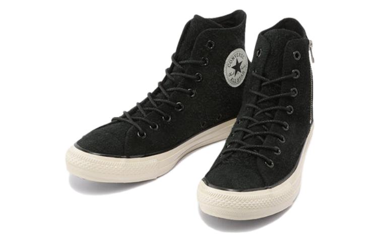 Converse Chuck Taylor All Star Us Z Hi Si Versatile Mid top Canvas Shoes Unisex Black White Japan Version