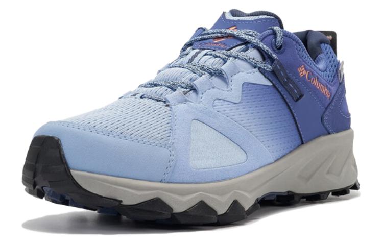 Columbia Abrasion Resistant Lightweight Wear resistant And Lightweight Low top Mountaineering Shoes Women’s Beige Blue