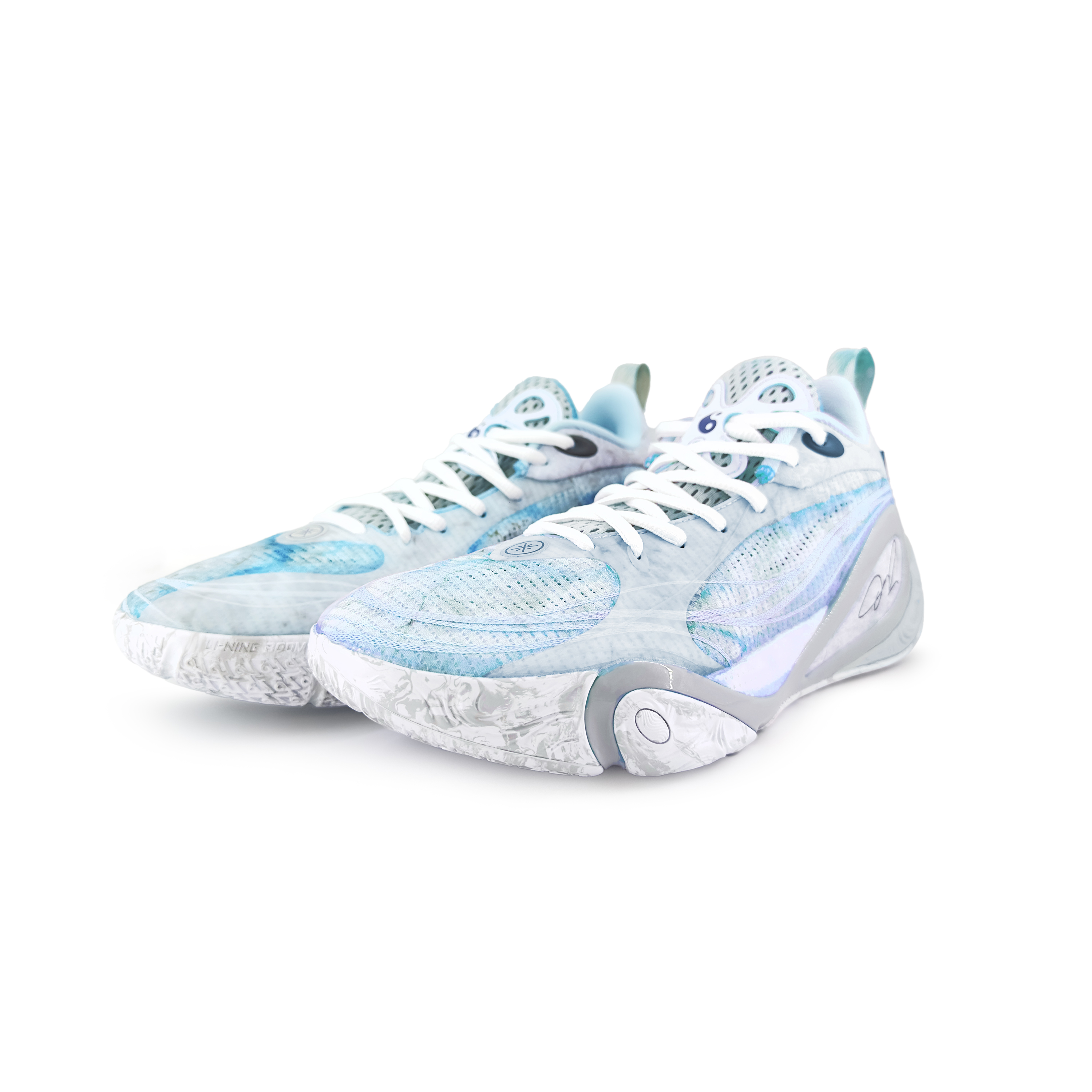 Li Ning DLO1 Low top Basketball Shoes Men’s Blue