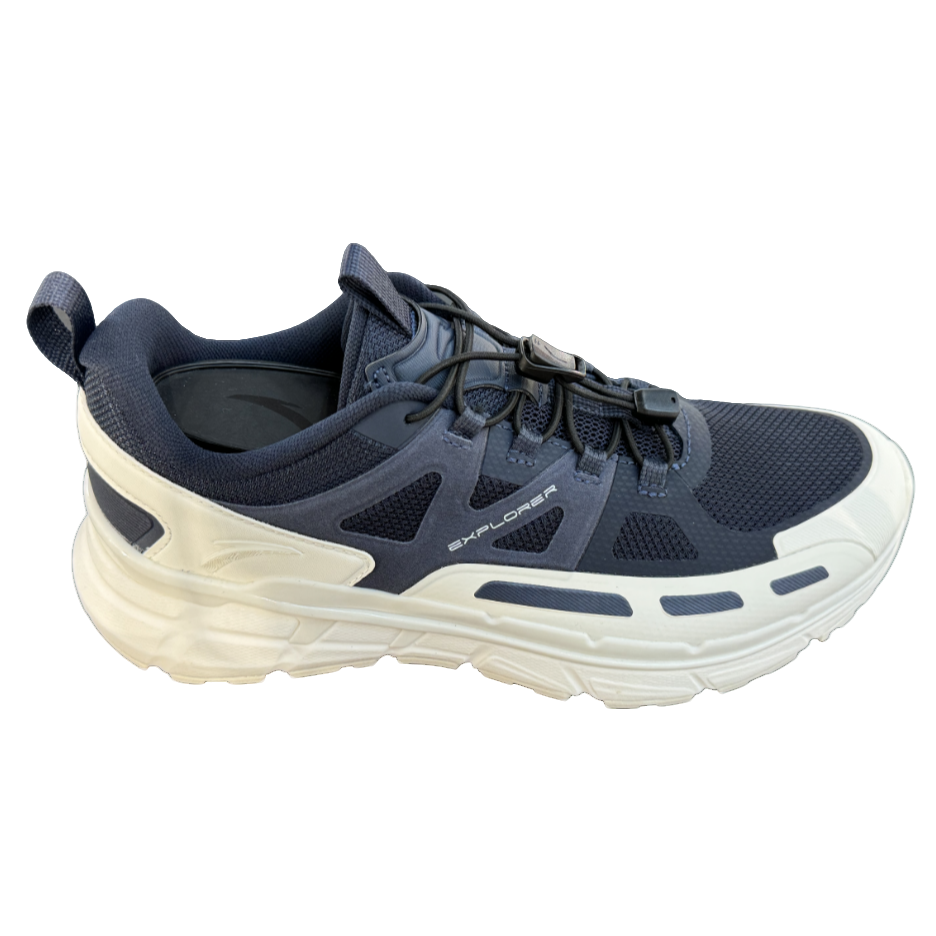 Anta Slip Resistant Abrasion Resistant Low top Hiking Shoes Men’s Dark Blue