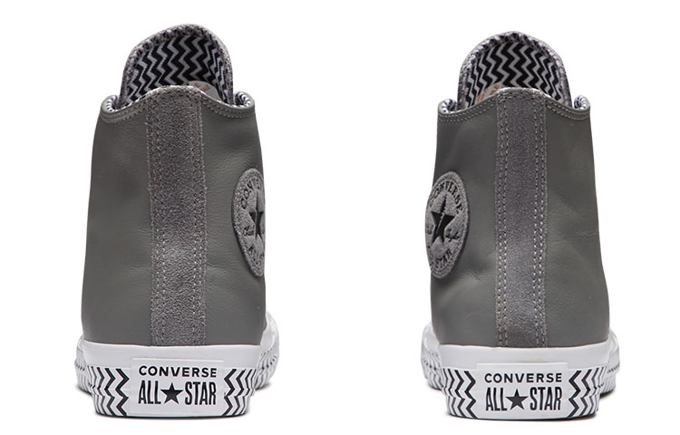 Женские кеды Converse Chuck Taylor All Star (серо-белые) — фото 4