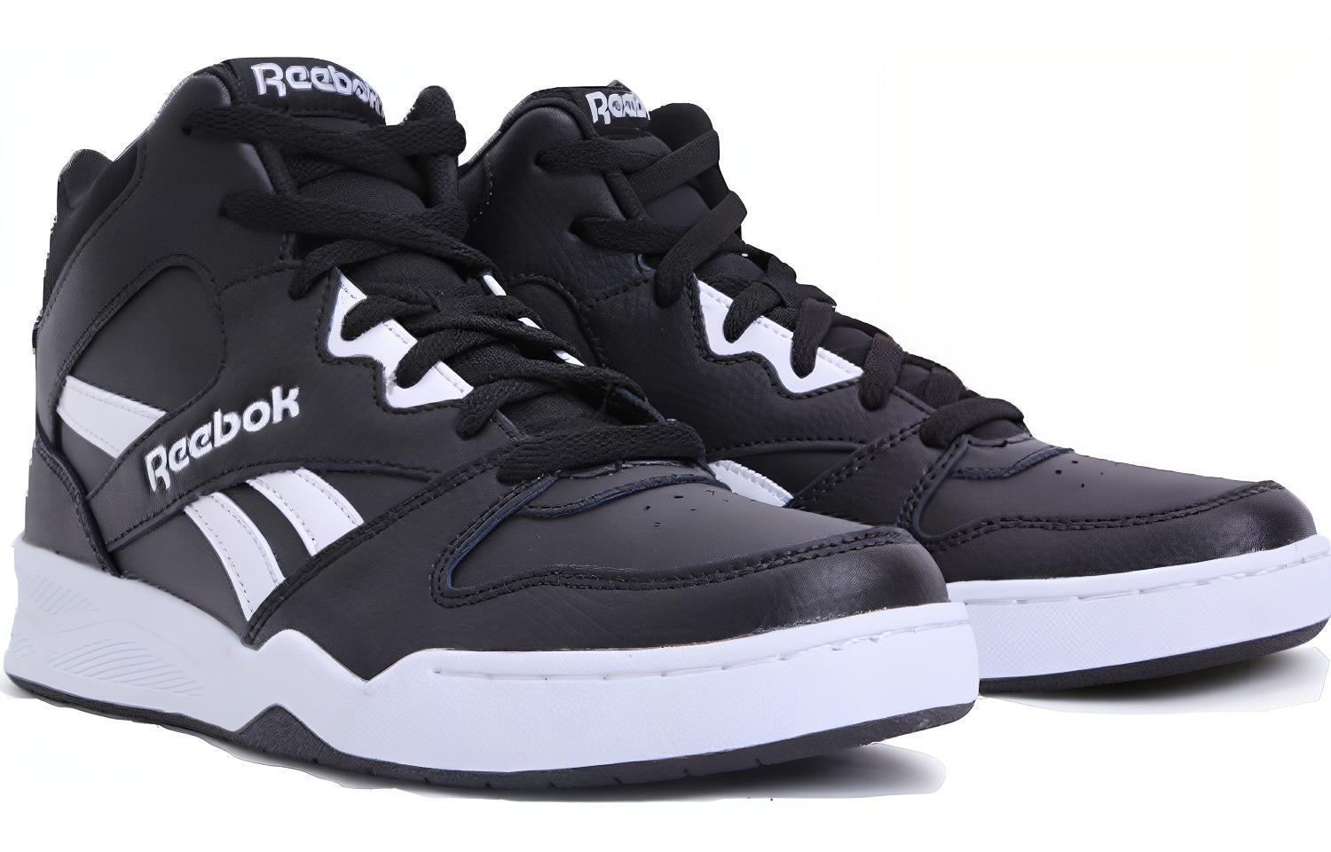 Кроссовки Reebok Royal BB4500 MID CUT (черно-белые) — фото 3