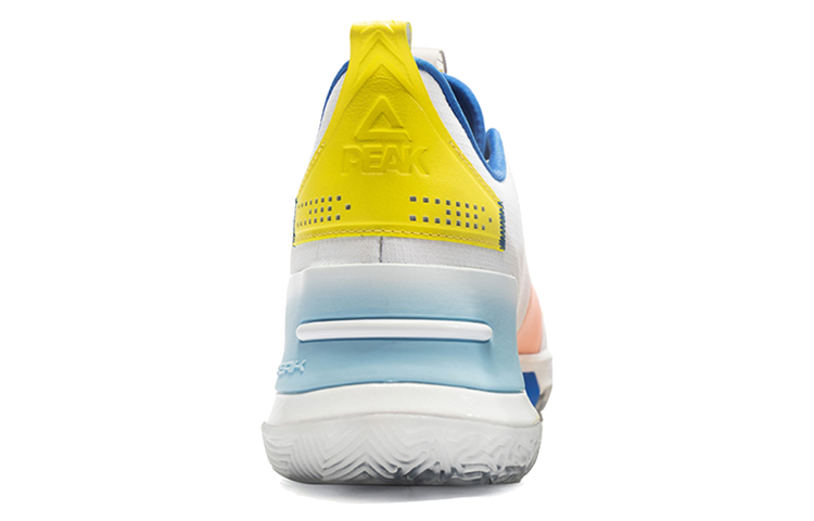 HAIER BROS x PEAK Flash Cushioning Slip Resistant Abrasion Resistant Low top Basketball Shoes Men’s White
