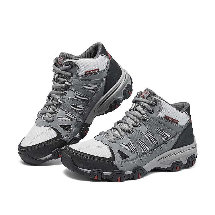 Skechers OUTDOOR MENS Mid top Mountaineering Shoes Men’s Gray