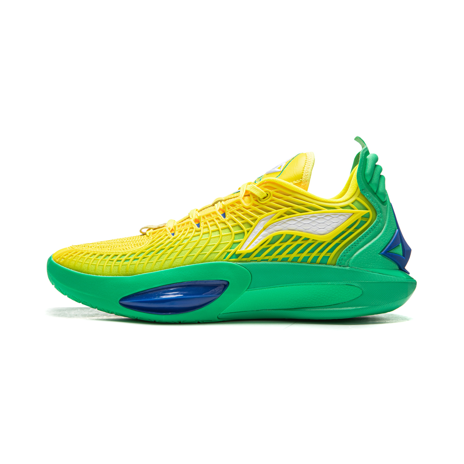 Li Ning JB3 Coverage Anti Rollover Low top Basketball Shoes Men’s Yellow Green