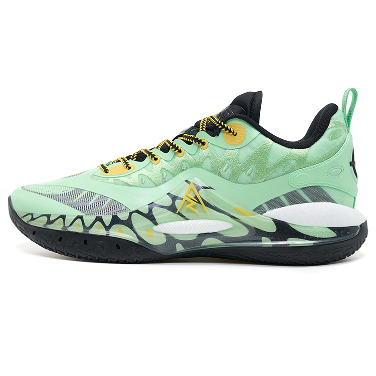 RIGORER Reaves 2 AR2 Protea Butterfly Comfortable Low top Xiu Dan Technology Basketball Shoes Men’s Black Green