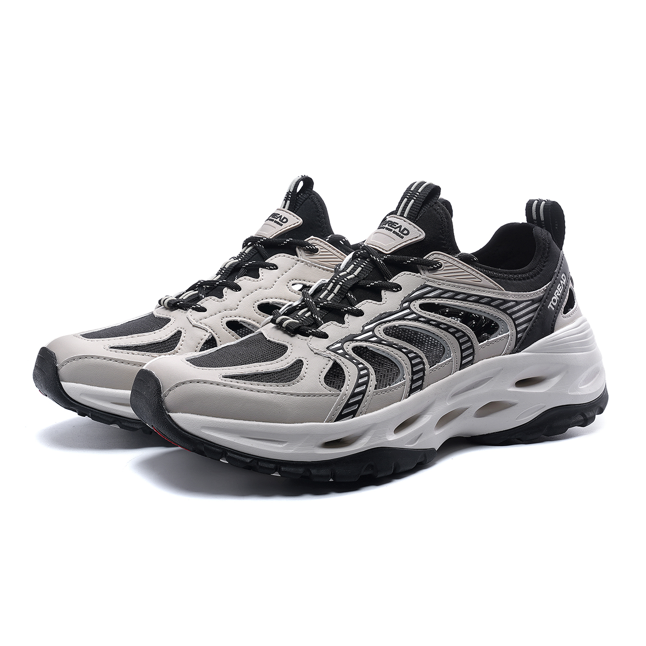 TOREAD Slip Resistant, Abrasion Resistant, Breathable, And Quick Dry, Lightweight Low top Hiking Shoes Men’s