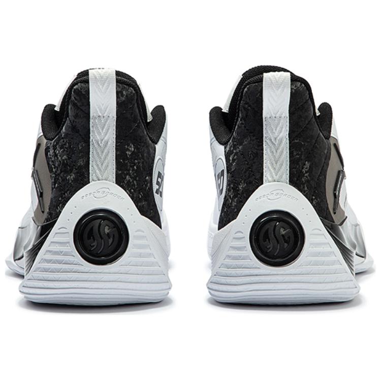361° AG Sparkling 2.0 Comfortable Slip Resistant Abrasion Resistant Basketball Shoes Men’s White Black