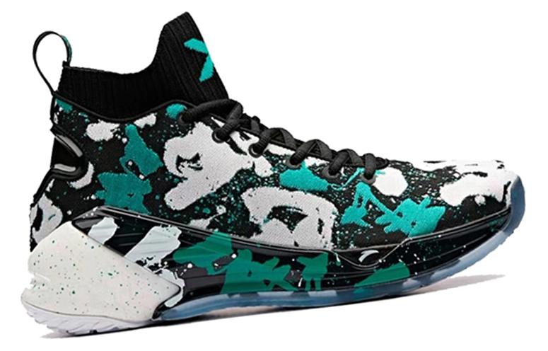Anta KT4 Still Water Mismatched Trendy Cushioning Slip Resistant Cushioning Slip Resistant High top Basketball Shoes