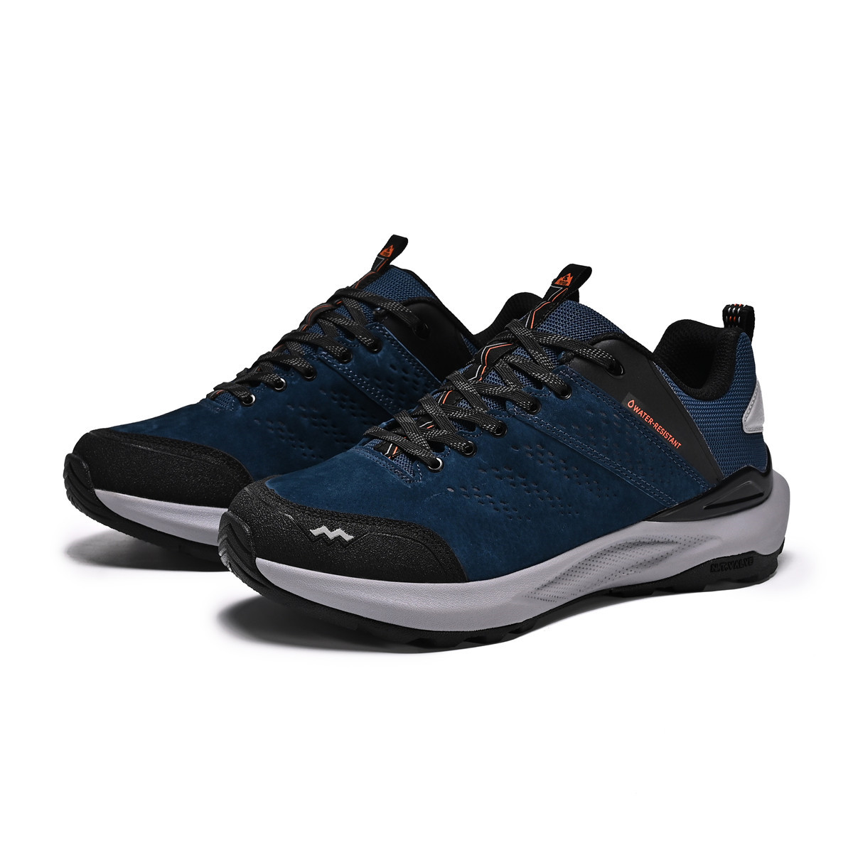 TUTU Slip Resistant Abrasion Resistant Low top Mountaineering Shoes Unisex Lake Blue